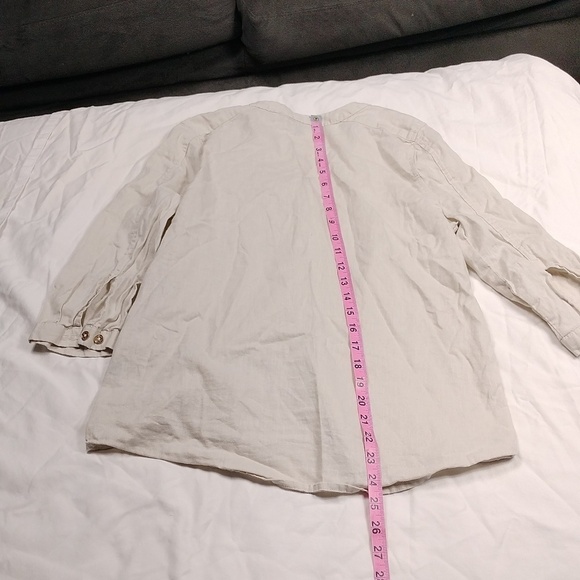 Harve Bernard women's button 3/4 sleeved top size small - Picture 8 of 9